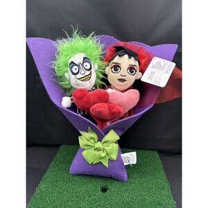 BEETLEJUICE & LYDIA Valentine's Day‎ Collectible 13" Plush Bouquet by Ruz